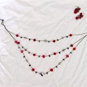 Beaded jewelry set